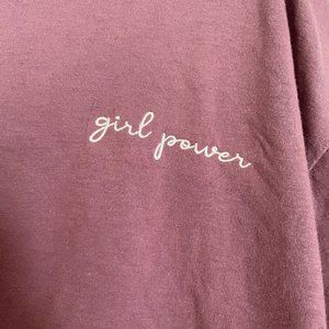 senita athletics girl power crop T size large